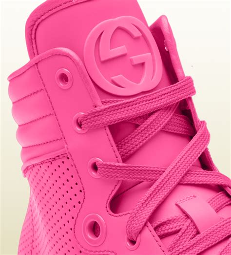 blue pink gucci sneakers|pink Gucci sneakers for sale.